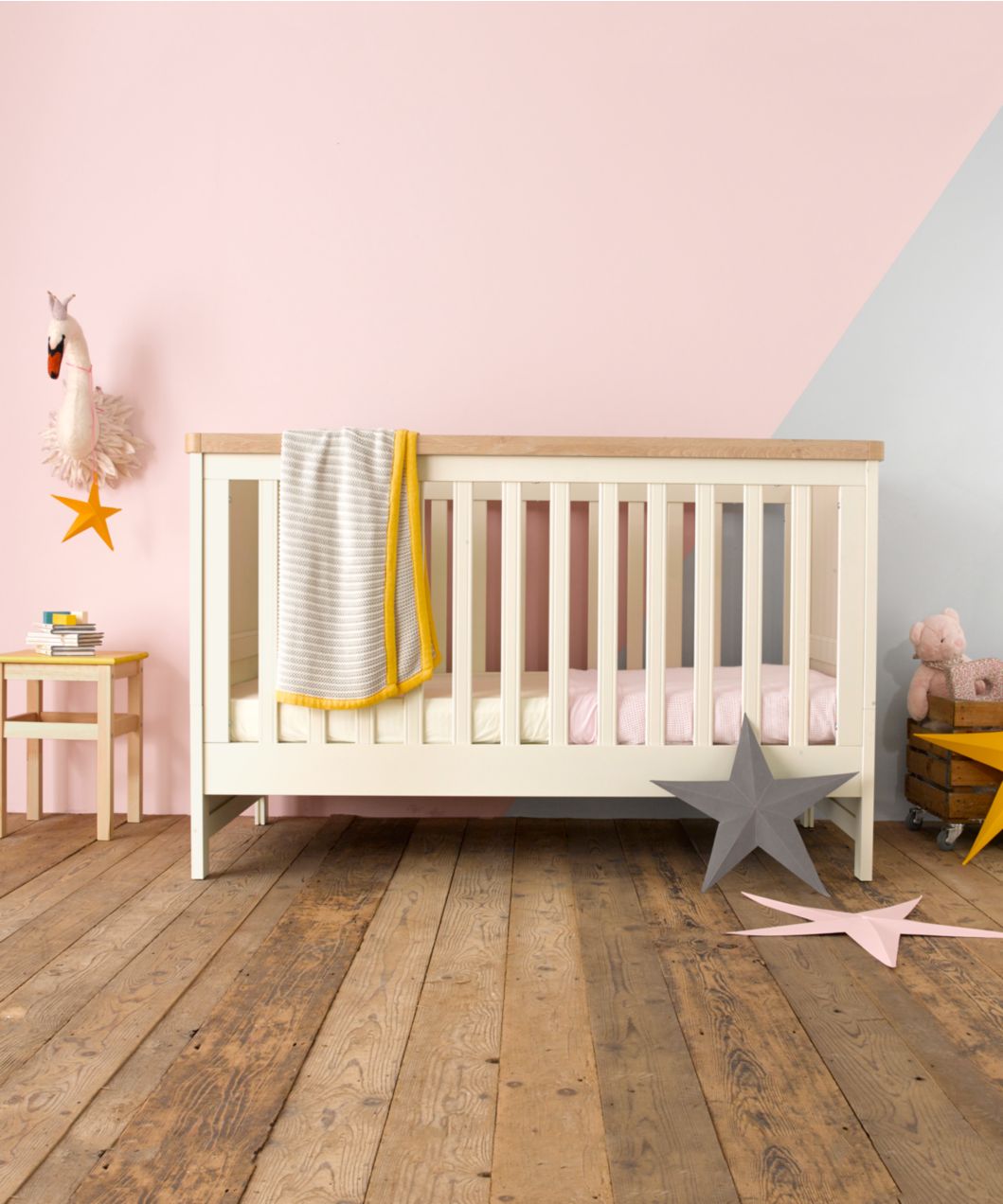 Mothercare Lulworth Cot Bed White Pepper