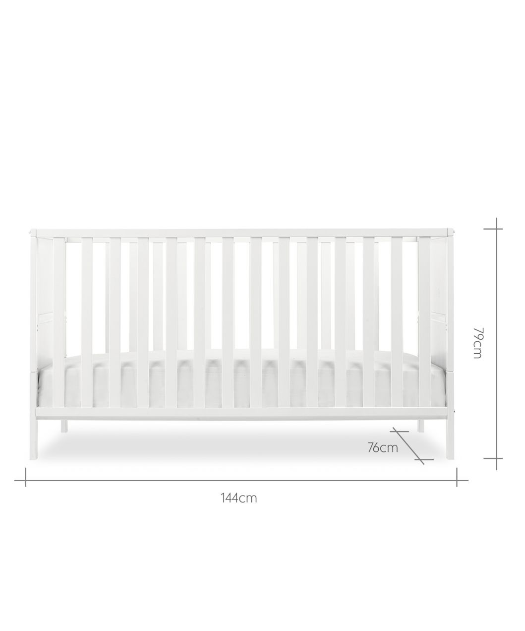 Mothercare Ayr Cot Bed White