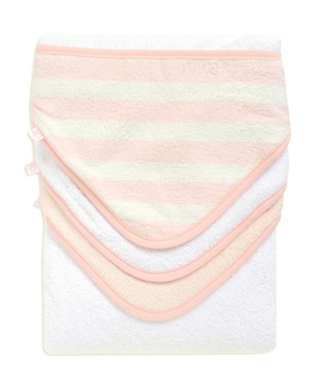 Mothercare Pink Cuddle 'N' Dry Hooded Towels 3 Pack