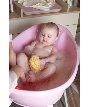 OkBaby Pink Onda Slim Bath Tub : : Baby Products