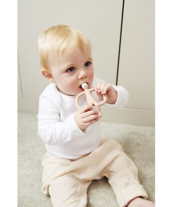 Matchstick Monkey Teething Toy - Pig