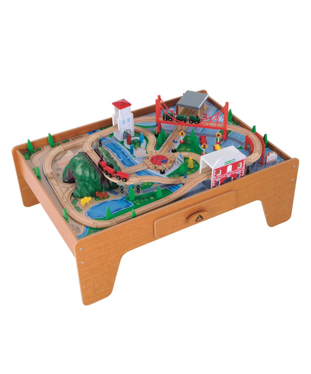 Big City Wooden Rail Train Table