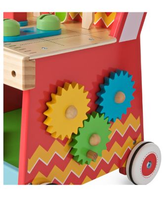 wooden activity workbench walker