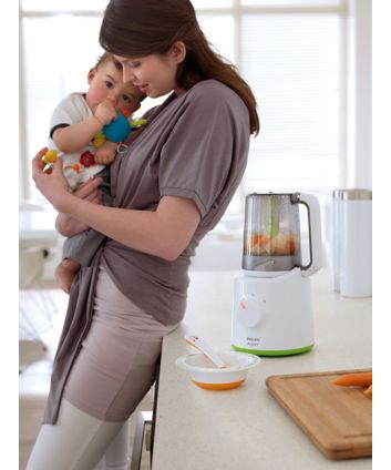 Philips Avent - Robot pour bébé 4 en 1, cuisez, tournez, mixez • Cooking  for my baby