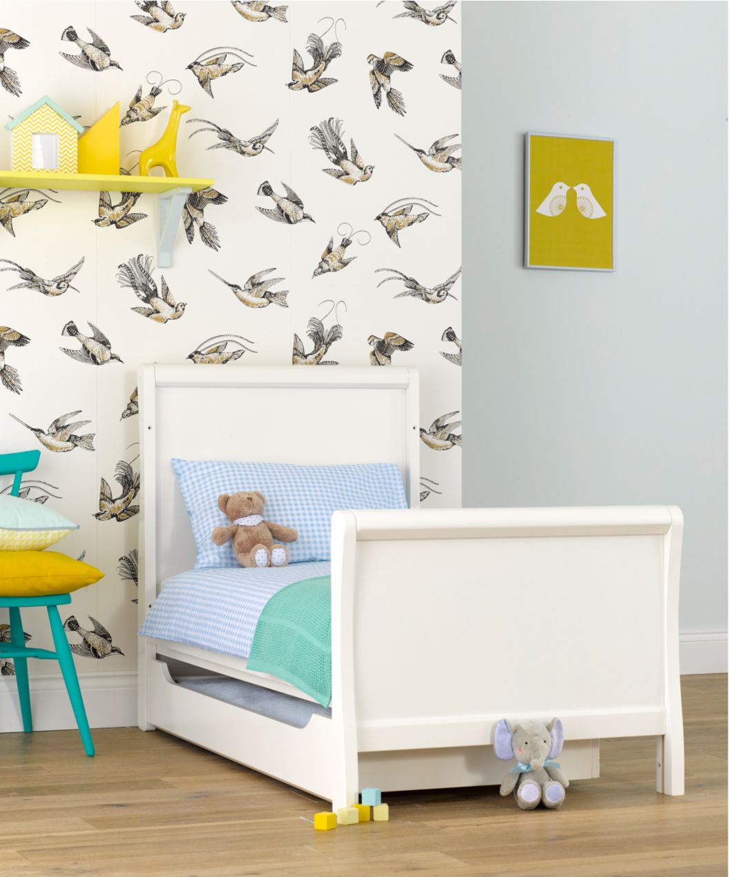 Mothercare Chiltern Sleigh Cot Bed White