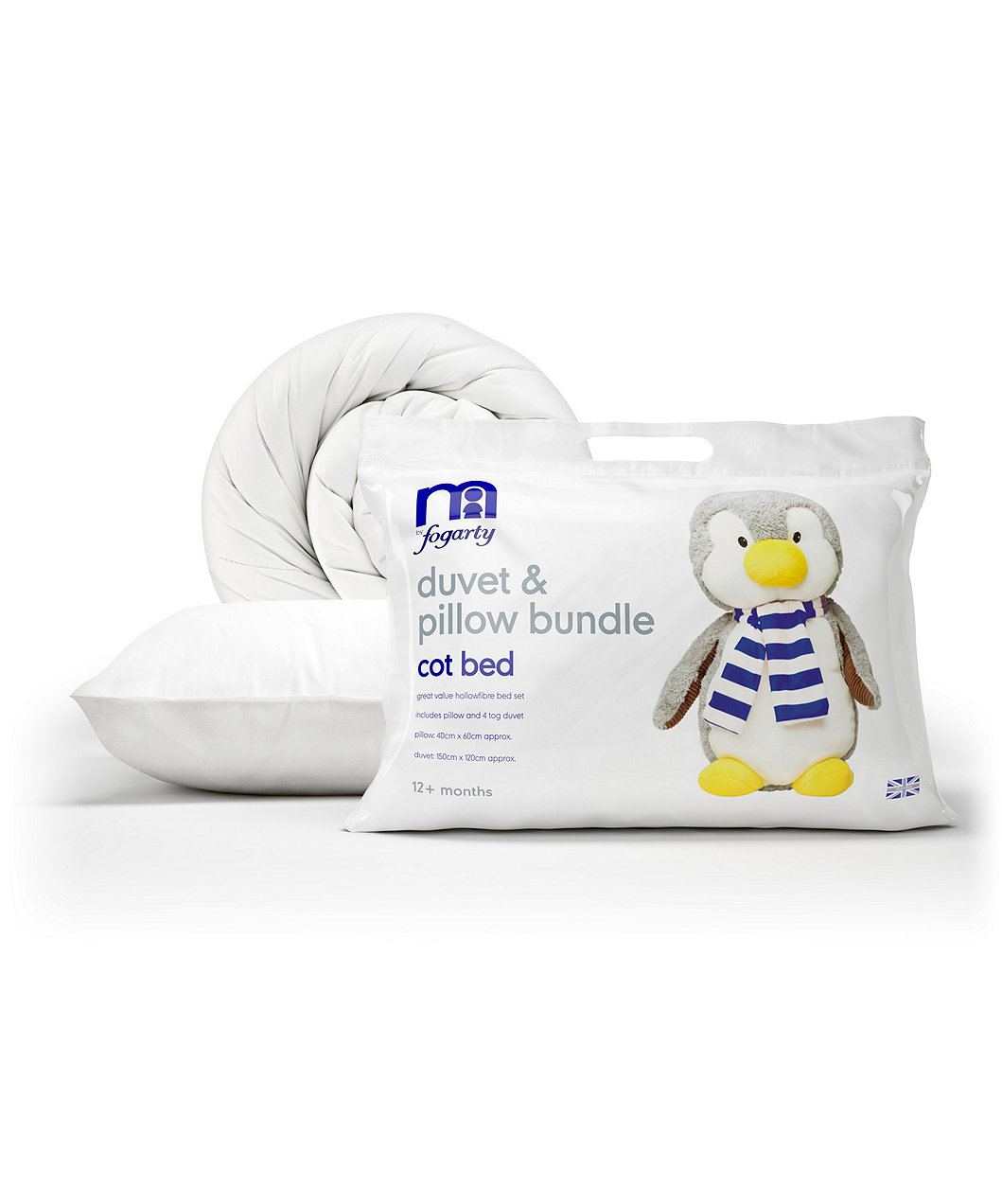 Mothercare By Fogarty Duvet And Pillow Bundle Cot Bed