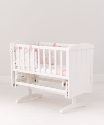 mothercare white swinging crib