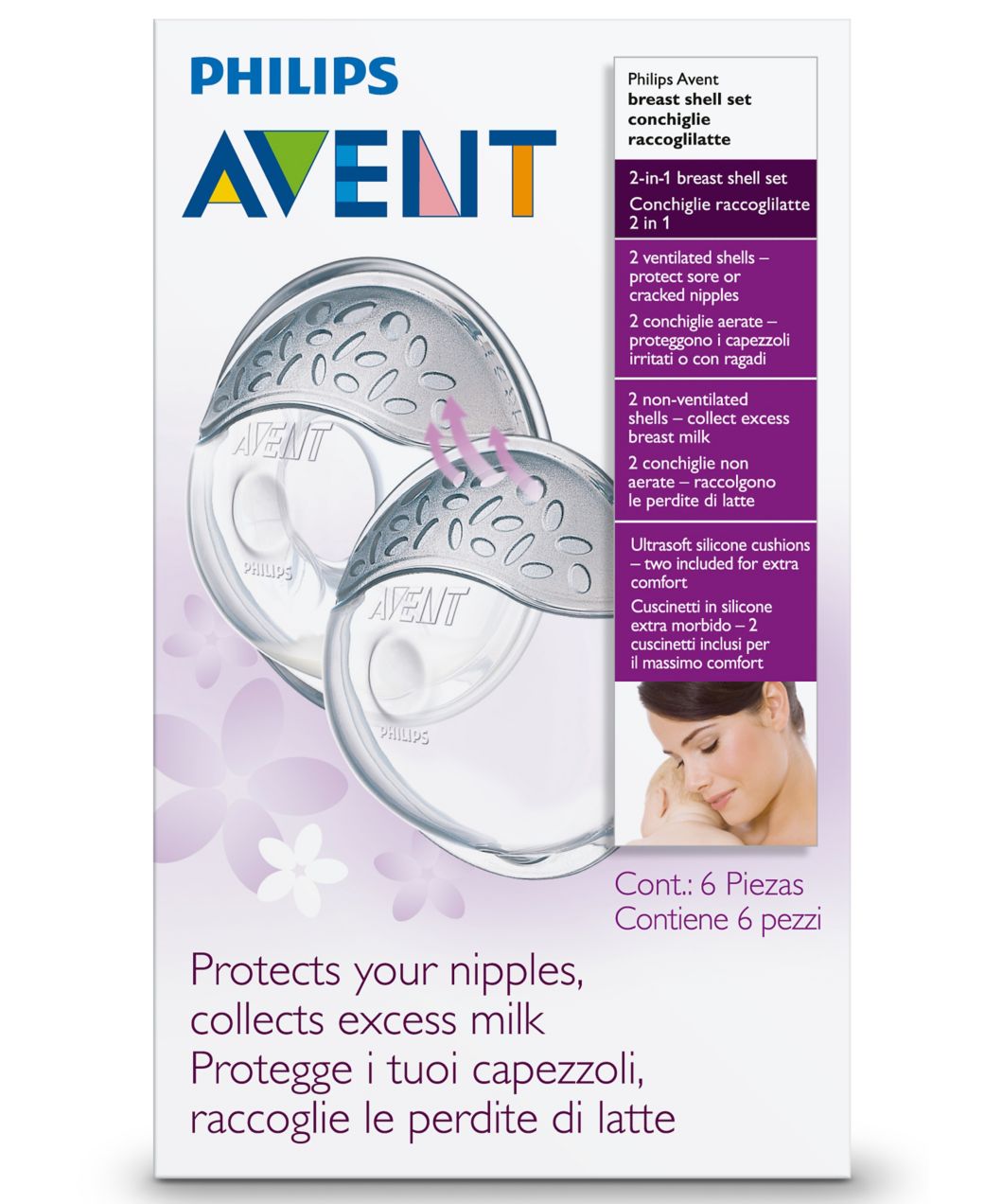 Philips Avent Isis Comfort Breast Shell Set 2 Pack