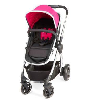 mothercare 4 wheel journey pink