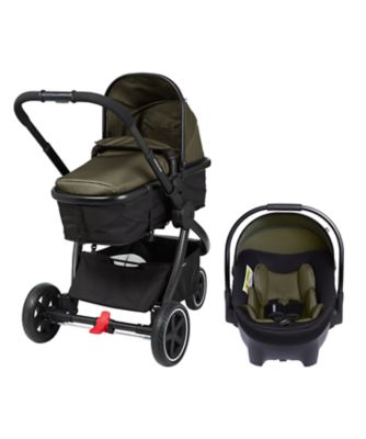 khaki mothercare pram