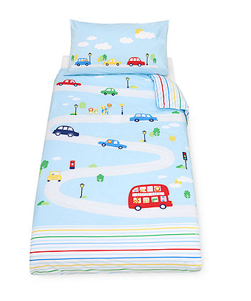 Mothercare On The Road Cot Bed Duvet Set