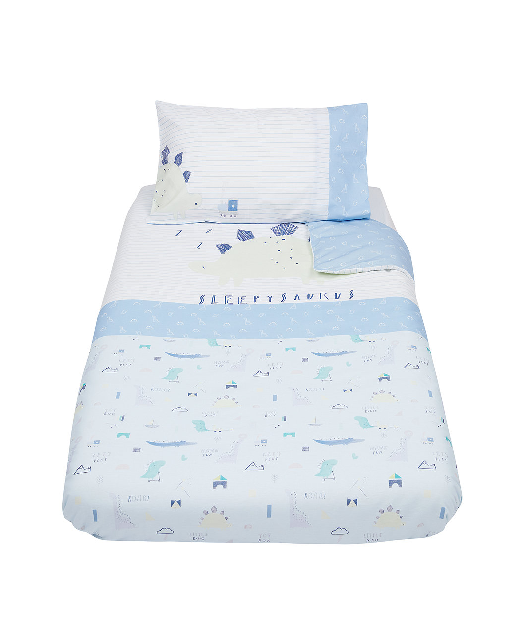 Mothercare Sleepysaurus Cot Bed Duvet Set