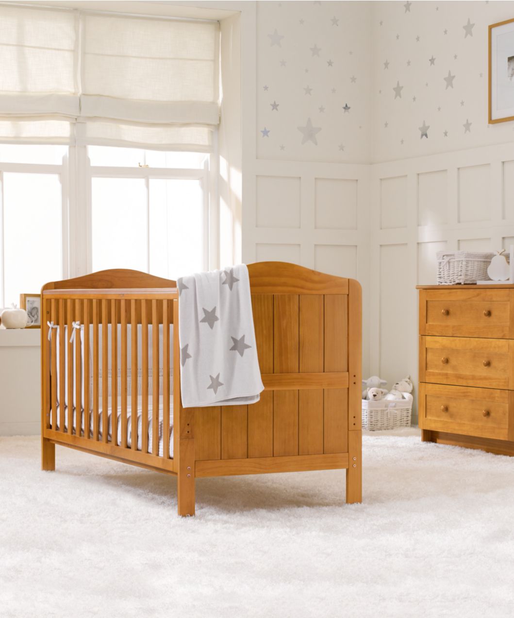 Mothercare Darlington Cot Bed Antique